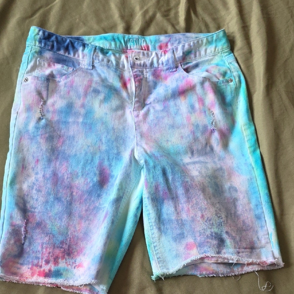 Girls Justice Tye-dye Shorts